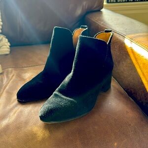 Franco Sarto Suede Bootie